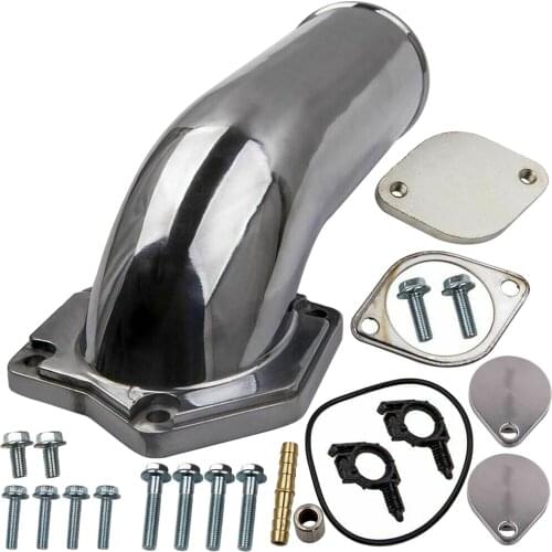 EGR Valve Kit with Intake Elbow Engine Cooler & Throttle Valve Kit Leak Prevent Kit Power stroke For Ford 6.4L F250 F350