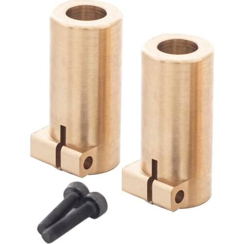 Rear Axle Adapter Brass Counterweight for Axial SCX10 II 90046 1:10 RC Car