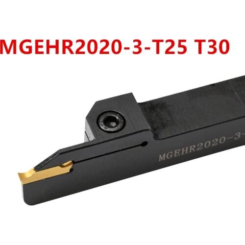 MGEHR2020-3-T25 T30 Extend Long Cut Length 25mm 30mm Groving Cutter Tool Lathe Turning Holder Tools For slotted inserts MGMN300