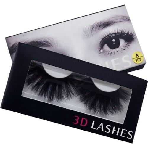 100% Mink Eyelashes False Eyelashes Criss-cross Natural Fake lashes Length 25mm Makeup 3D Mink Lashes Extension Eyelash Beauty