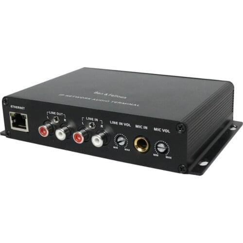 Ben & Fellows 520111 SIP PA System 2*30W Wall-mounted IP Network Terminal with Built-in Digital Amplifier and RJ45 interface