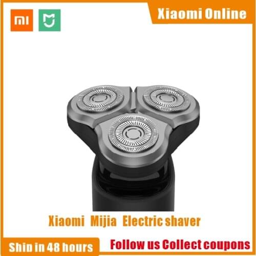 New XIAOMI MIJIA Electric Shaver men Smart Portable Razor 3 Head Shaving Washable Main Sub Dual Blade beard trimmer trimer