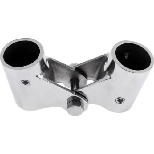 Stainless Steel Boat Fairing Fittings Folding Swivel Tube Connector