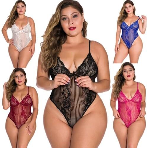 Womens European and American sexy lace stitching tie dress see-through suspender skirt underwear bodysuit sexy skirt sex