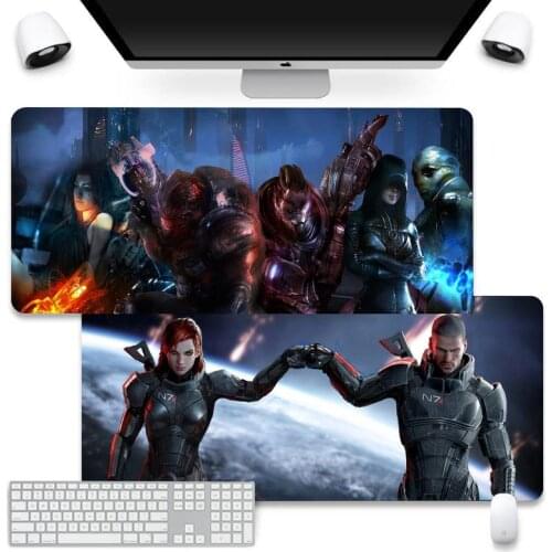 Mass effect 3 Durable Rubber Mouse Mat Pad Mouse Pad Company XL Large Keyboard PC Desk Mat Takuo Anti-Slip Comfort Pad