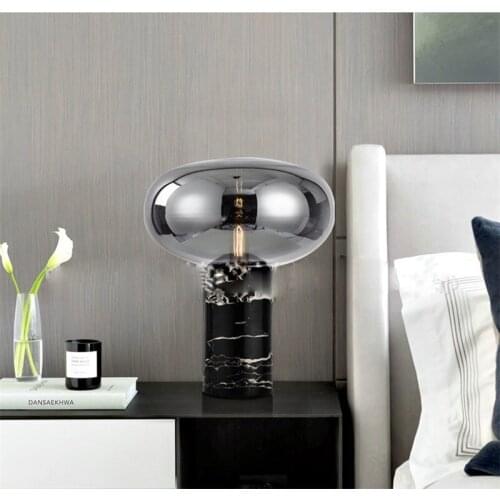 Sarok Modern Bedside Table Lamp Marble New Luxury Design LED Desk Light Home Decorative For Foyer Living Room Study Office