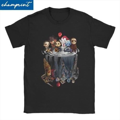 Funny Creeps Halloween Horror Movies Gift T-Shirts for Men Women Cotton T Shirt Short Sleeve Tee Shirt Birthday Present Clothing