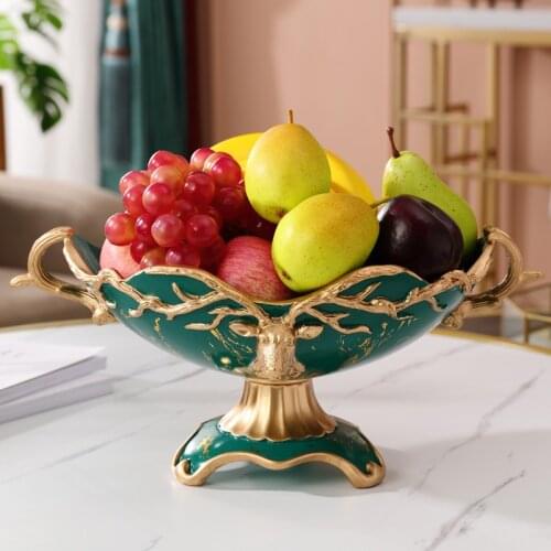 WEDDING Nordic fruit plate large living room household creative dry fruit plate candy plate high grade coffee table ornaments