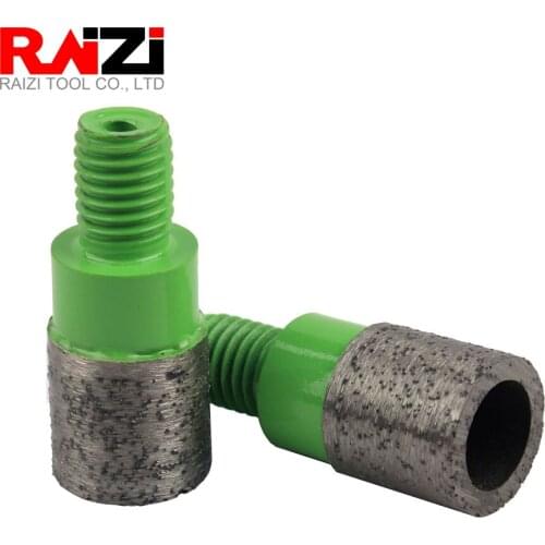 Raizi 1pc CNC Drill Bits Cutting Finger Bits M12 Thread Diamond Screw Drill Bit With Cutter For Grante Marble Stone