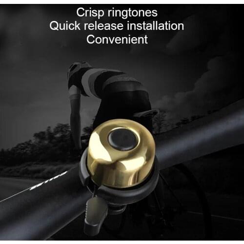 Bicycle Bell Aluminum Alloy Mountain Road Bike Horn Sound Alarm For Safety Cycling Handlebar Metal Ring Call Bike Accessories