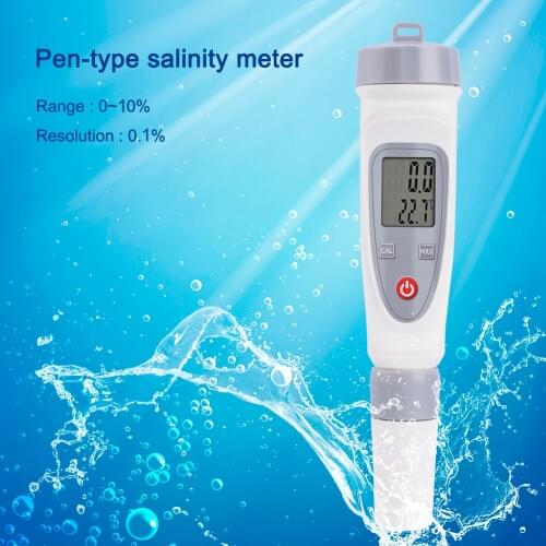 Yieryi YD-100 Digital LCD Salinity Meter for Household Testing Instrument Test Household Soup, Pickle, Brine ,Range :0-10