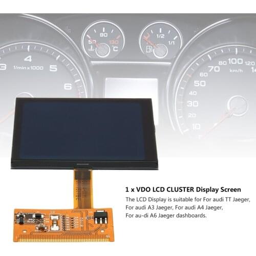 TT LCD Display Screen for VW TT Jaeger New VDO FIS Cluster LCD Display Screen for Audi A3 A4 A6 Super Quality