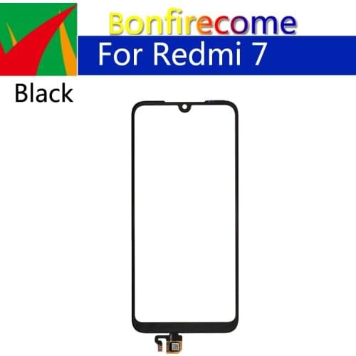 10Pcs\lot For Xiaomi Redmi 7 Touch Screen Panel Sensor Touchscreen Digitizer LCD Display Glass Lens Panel Replacement Parts