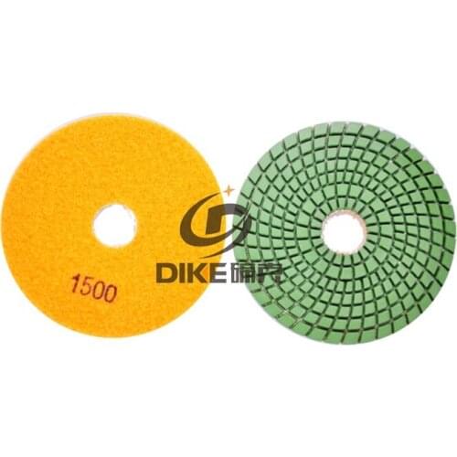 1500# Premium Wet 3"(80mm) with 2.5mm wet diamond polishing pads for Granite and Marble