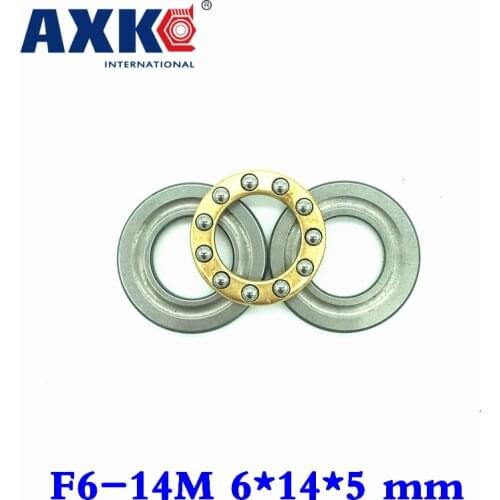 2021 Rushed Direct Selling Steel Free Shipping--10pcs Axial Ball Thrust Bearing F6-14m (6mm X 14mm 5mm )thrust Bearings