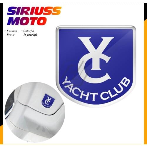 3D Motorcycle Sticker Case for Piaggio MP3 Vespa LX GTS GTV Sprint 50 150 300 300ie Decals Yacht Club Sticker