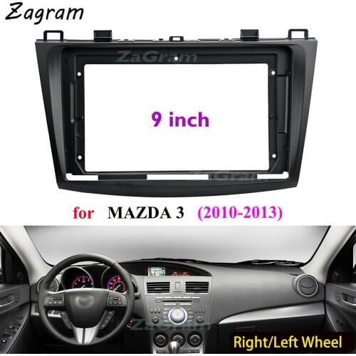 9 Inch 2 Din Car Video Fascia for MAZDA 3 2010 2011 2012 2013 Panel CD DVD Player Audio Frame Dashboard Mount Kit