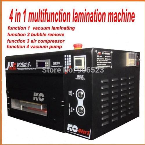 New High quality Machine 4 in 1 OCA laminator machine no need vacuum pump and compressor LCD laminating refurbishing equipment