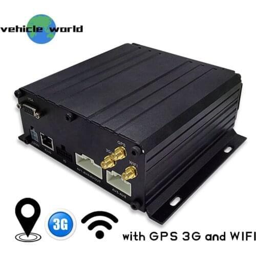 3G WIFI GPS G-sensor Black Box Vehicle Car Mobile DVR 6CH