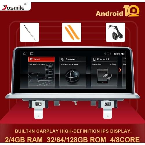 IPS Android 10 Car Radio For BMW 1 Series 120i E81 E82 E87 E88 CCC CIC NET Multimedia Head unit Stereo GPS Navigation Audio 4GB
