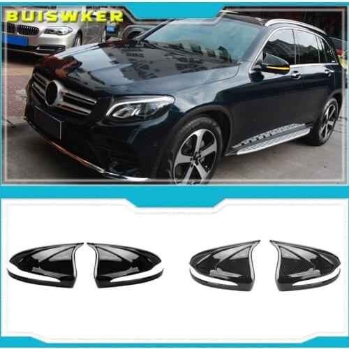 Car style for Benz GLC260LL new C-class carbon fiber decoration E-class corner rearview mirror shell C260L GLB reversing cover E