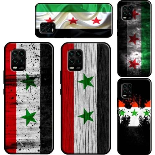 Syria Syrian Flag Case For Xiaomi Mi 11 Lite Ultra 9T 10T Pro Mi Note 10 Lite POCO F3 M3 X3 Pro TPU Cover