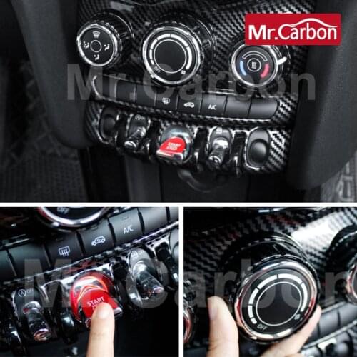 Car Air Conditioning Control Panel Decorative protective cover For BMW MINI ONE Cooper S F55 F56 F57 Car Interior Accessories