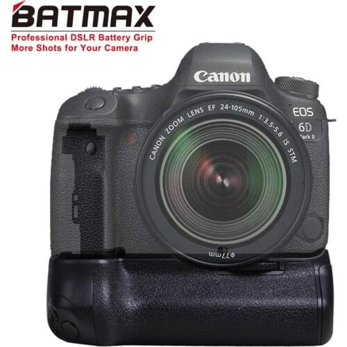 Batmax BG-E21 Battery Grip Holder for Canon 6D Mark II 6D2 DSLR Camera work with LP-E6/LP-E6N battery
