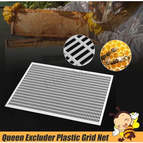For 10 Frame Beekeeping Beekeeper Bee Queen Excluder Grid Plastic Net Kit Tool Separated King Board Royal Trapping Board J3E7