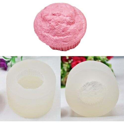 DIY mold cupcake candle mold plaster aromatherapy clip clay liquid silicone mold