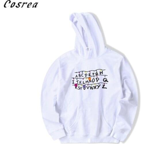 2019 New Style Stranger Things Mens Sweatshirt Stranger Things Hoodie Sweatshirt Jacket Autumn and Winter Season Hoodies Coat