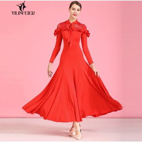 New ballroom dance competition dress dance ballroom waltz dresses standard dance dress women ballroom dress S9065