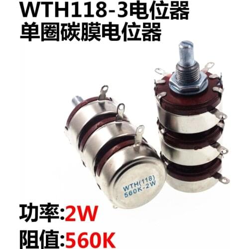 New WTH118 2W 560K WTH(118) 3 layer dual Potentiometer triple potentiometer