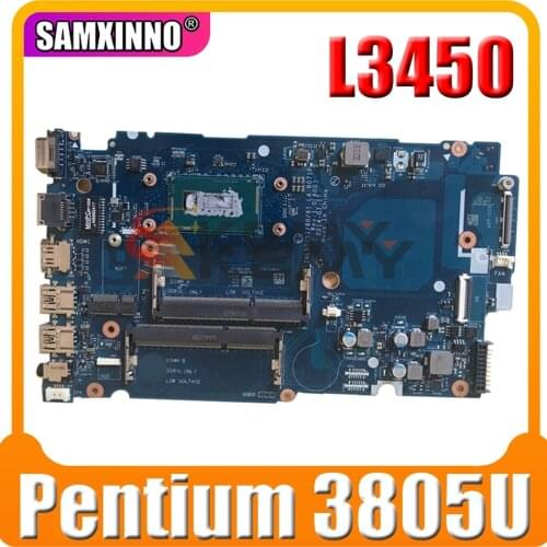 Original Laptop motherboard For DELL Latitude L3450 Pentium 3805U Mainboard CN-0M5NY9 0M5NY9 LA-B071P SR210 DDR3