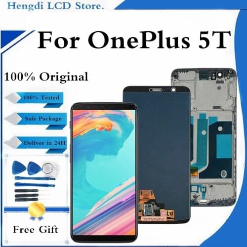 Original For Oneplus 5T LCD Display Touch Screen Assembly Replacement For 1+5T A5010 LCD Display Replace Part
