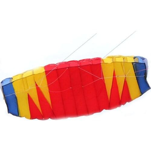 Professional 2m Parafoil Kite Stunt Dual Line For Adults With Line Power Braid Sailing Kitesurf Sports Beach With Tools