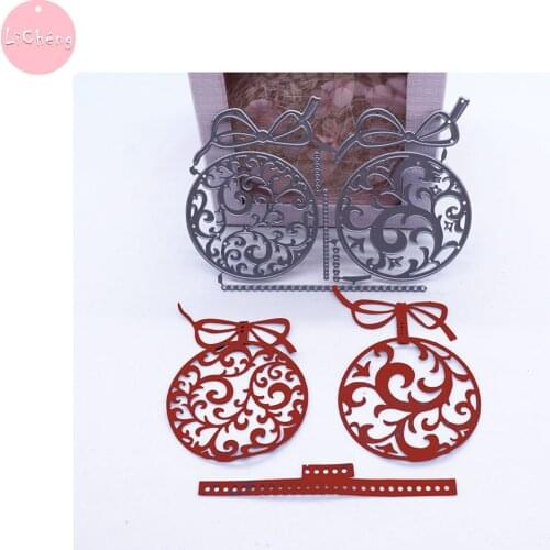 Christmas Ornaments Slimline Metal Cutting Dies Scrapbooking Craft Stencils Embossing Folder Mold Clear Stamps and Dies 2020