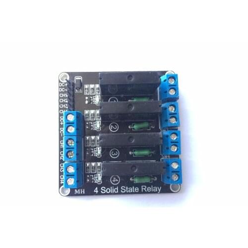 Smart Electronics 4 Channel 5V DC Relay Module Solid State Low Level G3MB-202P Relay SSR AVR DSP for arduino Diy Kit