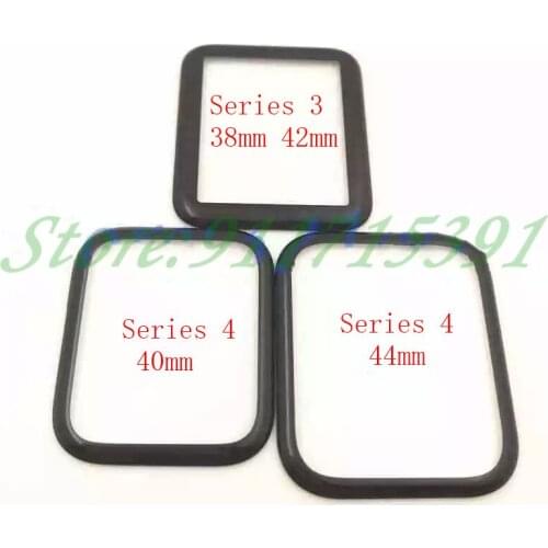 10Pcs New Front Glass For Apple Watch Series 3 4 5 6 38mm 42mm 40mm 44mm LCD Touch Screen Outer Glass Panel (Without Digitizer)