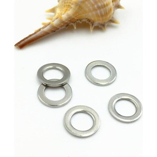 100pcs 11mm Stainless Steel DIY Jewelry Ring Connectors Links Pendants for Craft Beadwork Findings Accessories