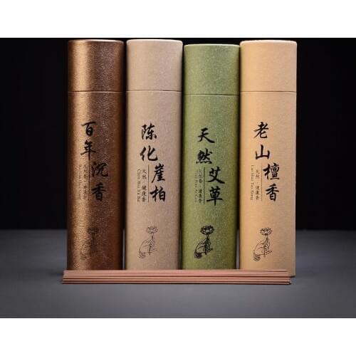 400pcs/Box Aromatherapy Scent Incense Fragrance Lao Shan Sandalwood Sticks Incense Burner For Air Freshener Charming Indoor