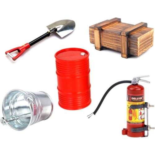 5 in 1 RC Car Simulated Decorations Tool Accessories for 1:10 RC Crawler Traxxas TRX4 TRX6 Axial SCX10 90046 AXI03007 Redcat MST