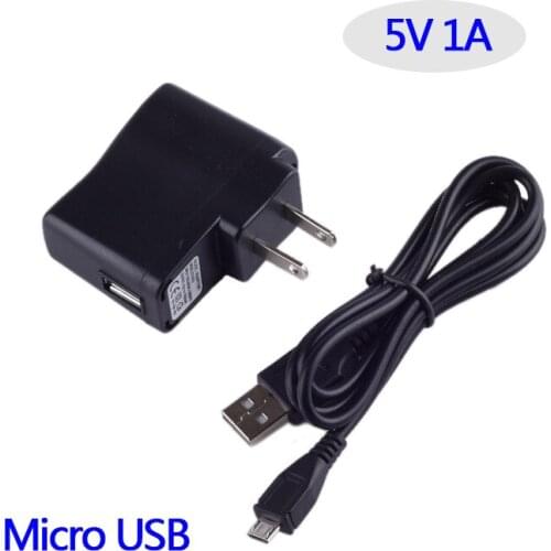 Micro USB EU US Plug 5V 1A Power Adapter AC 5V1A Charger Switching Power Supply Universal USB Interface