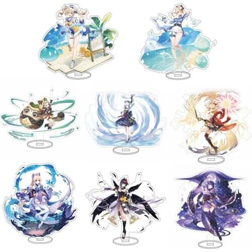 Anime Genshin Impact Acrylic Stand Double Sided 16CM Desk Figure Model Table Plate Action Figures Animation Activities Decor