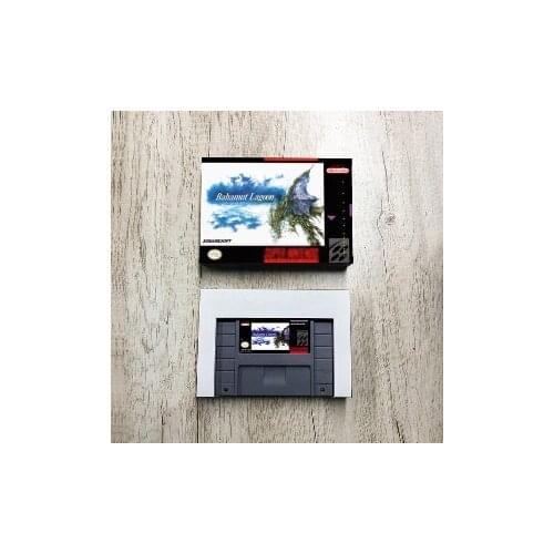Bahamut Lagoon - USA Version RPG Game Card Battery Save With Retail Box