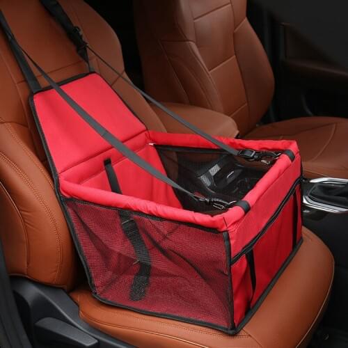 Seat cover Travel Dog Car Seat Cover Folding Hammock Pet Carriers Bag Carrying For Cats Dogs transportin perro autostoel hond