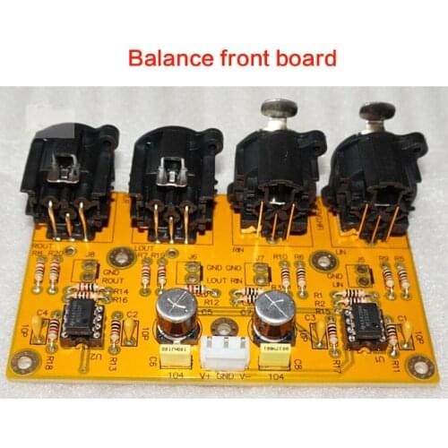 KYYSLB Amplifier Balanced Output Front /DAC/CD/pre-amp/balanced Input/output RCA To XLR Board/ with NE5532 Op DC Dual 10~15V