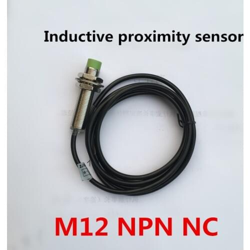 M12 DC6-36v NPN NC/normally close proximity inductive sensor switch 3 wires detection distance 4mm CE metal sensor 5 pieces/lot