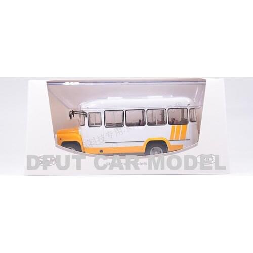 1:43 Alloy BUS KAVZ-3270 Soviet Union Sedan Model Of Childrens Toy Car Original Authorized Authentic Kids Toys