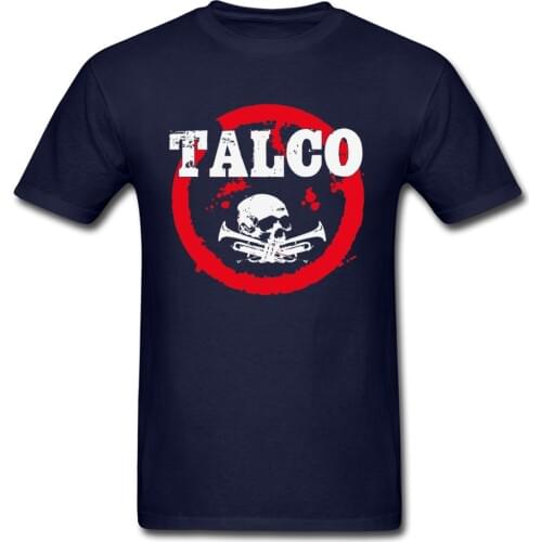 Men T Shirts Ska Punk Talco T-shirt Trombone Skull Tshirt 2019 Street Rapper Tops Funky Cotton Navy Tees Skulls Clothes
